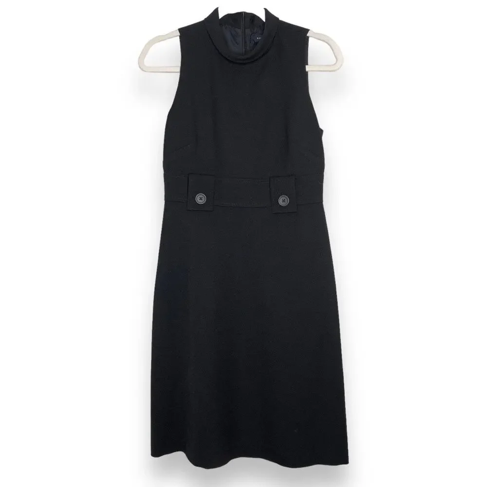 Banana Republic Black Sleeveless Career Dress Size 4